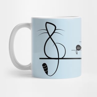 Meowlodic Scale Mug